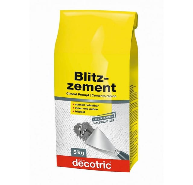 FP - Decotric Blitzzement grau, 5 kg Zement