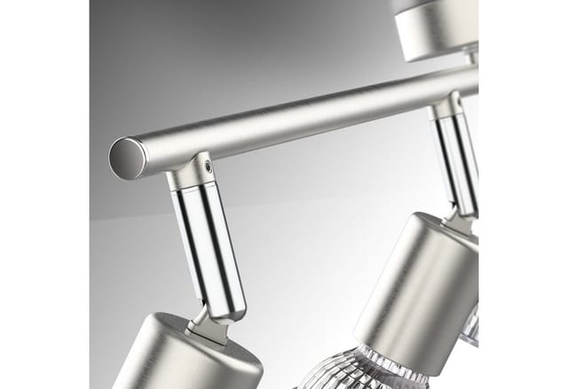 B.k.licht - Deckenstrahler - 20W, 1600lm, led, schwenkbar, GU10, neutralweiß, matt-nickel