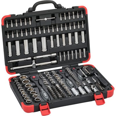 Steckschlüssel Satz, Tamper Resistant torx Profil, 0,8 x 4 - 1,2 x 7, 1,3 - 32, E4 - E22, PH0 - PH2, PZ0 - PZ2, T9 - T30, Anzahl Werkzeuge: 172