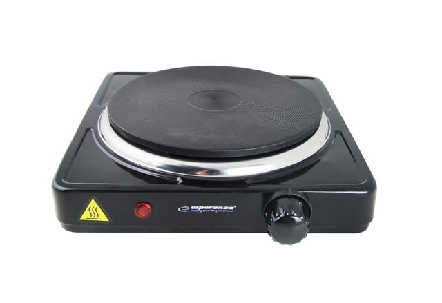 Esperanza - EKH002K Elektrokochfeld Pinatubo Schwarz, Metall,