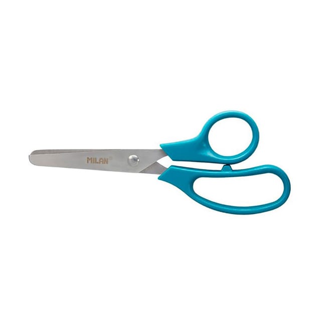 Blister mit einer 13,3 cm langen Milan-Schulschere Basic
