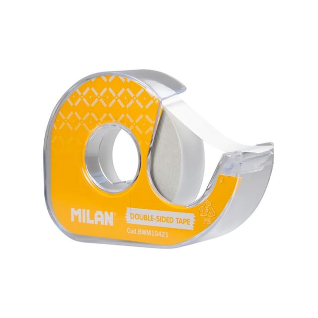Blister mit doppelseitigem Klebeband 15 mm x 10 m Mailand