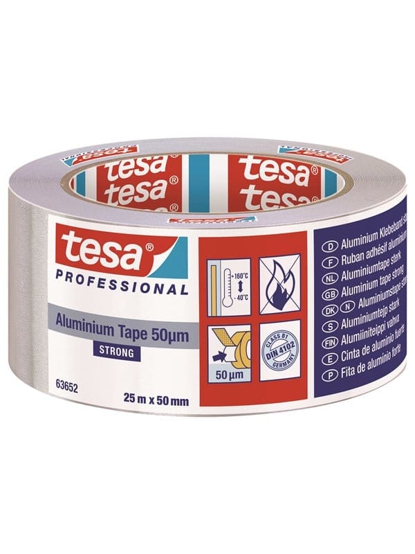 FP - tesa strong 63652-00001-00 Aluminium-Klebeband Silber (l x b) 25 m x 50 mm 1 St.