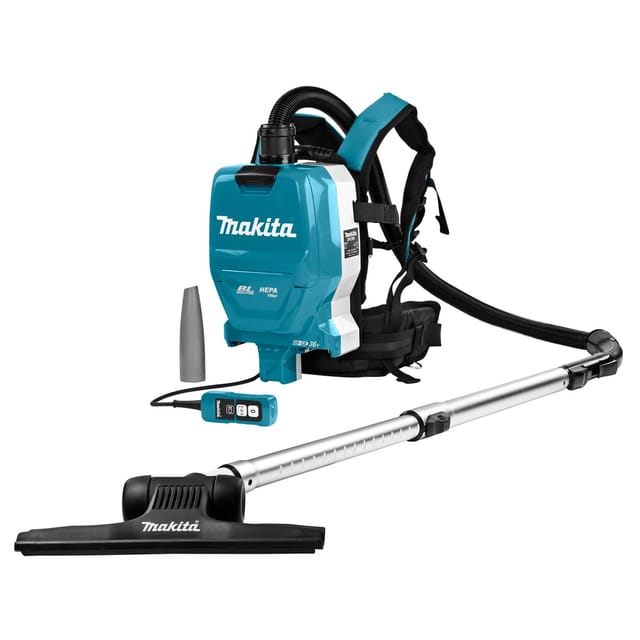 Makita - 18V Akku-Rucksackstaubsauger, Volumen 2 l, ohne Akku und Ladegerät DVC261ZX11