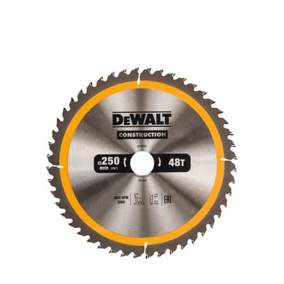 Kreissägeblatt stationär 250/30 mm 48WZ DT1957-QZ - Dewalt