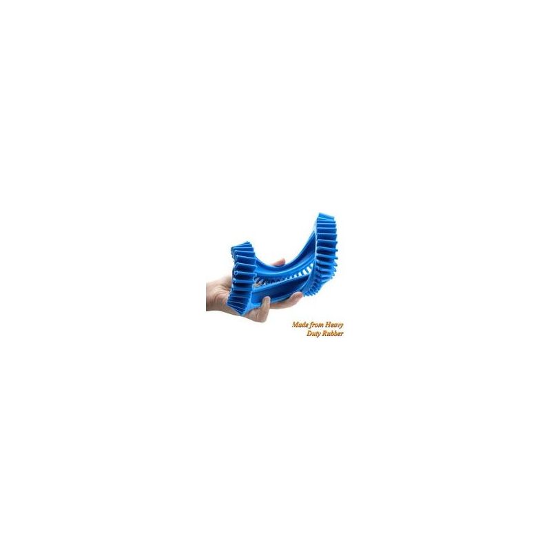 Satz Mit 2 Blauen Vorderrädern (art.-nr. 896584000-143) Mit Austauschbaren Gleitkufen Für Poolroboter – Kompatibel Mit Hayward Phoenix Und Poolvergnuegen Select Modellen