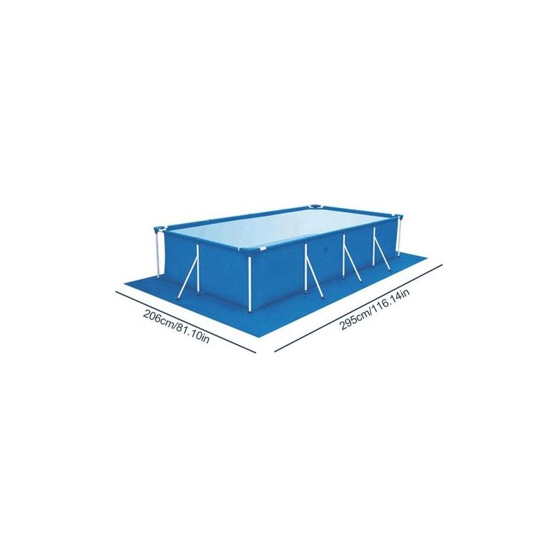 Aougo – Dicke Polyester-bodenmatte Für Aufstellpools – Verschleißfest – Effektiver Schutz Für Den Poolboden – Einfache Installation