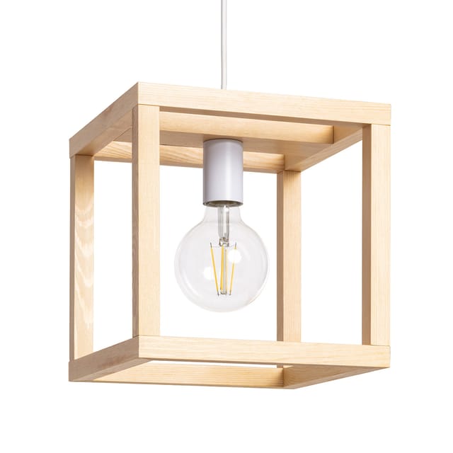 Pendelleuchte aus Holz Coba Natürlich