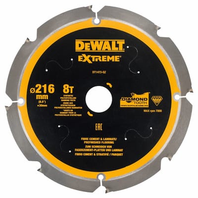 Kreissägeblatt pcd 216/30 mm 8Z - Dewalt