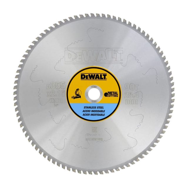 Kreissägeblatt stationär 355/25,4 mm 90TFZ - Dewalt