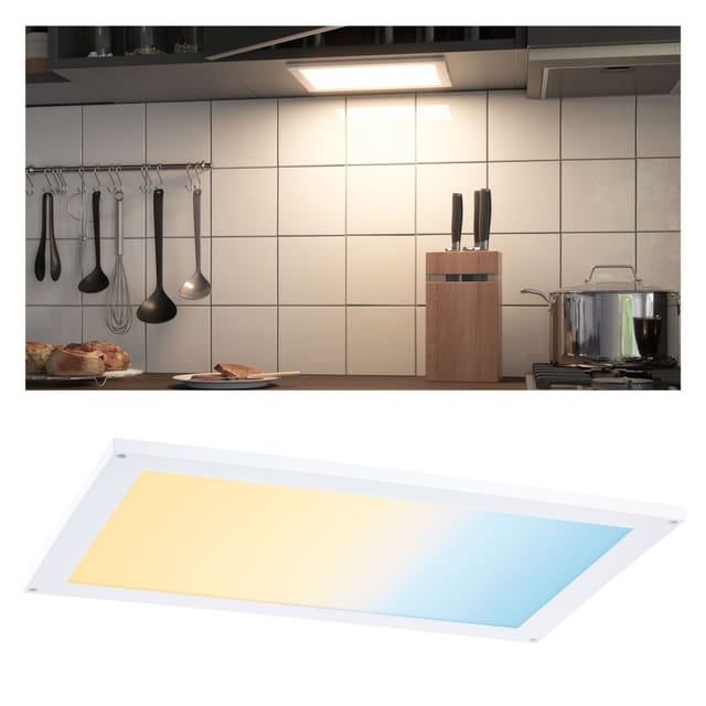 Cc Flad Unterbauleuchte 6 w Warmweiß Weiß - Paulmann
