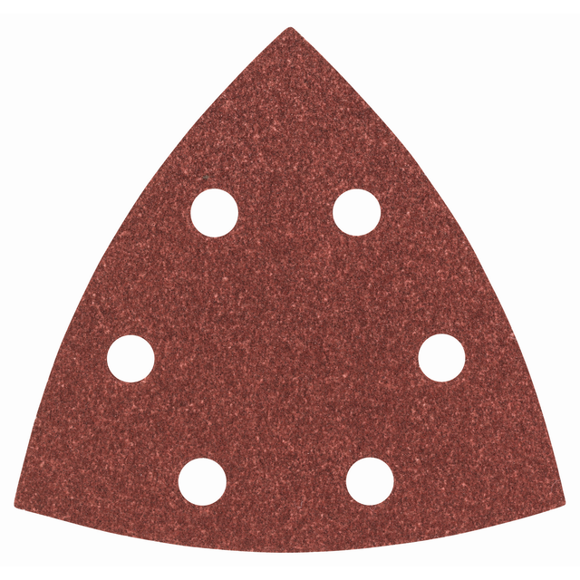Bosch Accessories 2609256A51 Deltaschleifpapier mit Klett, gelocht Körnung (num) 120 Eckmaß 93 mm