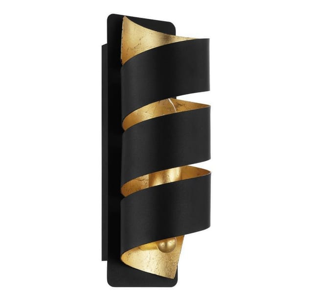 Wandleuchte Elizondo E14 schwarz / gold Wandleuchten - Eglo