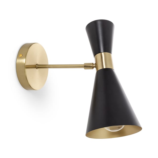 Wandleuchte Jigger Schwarz