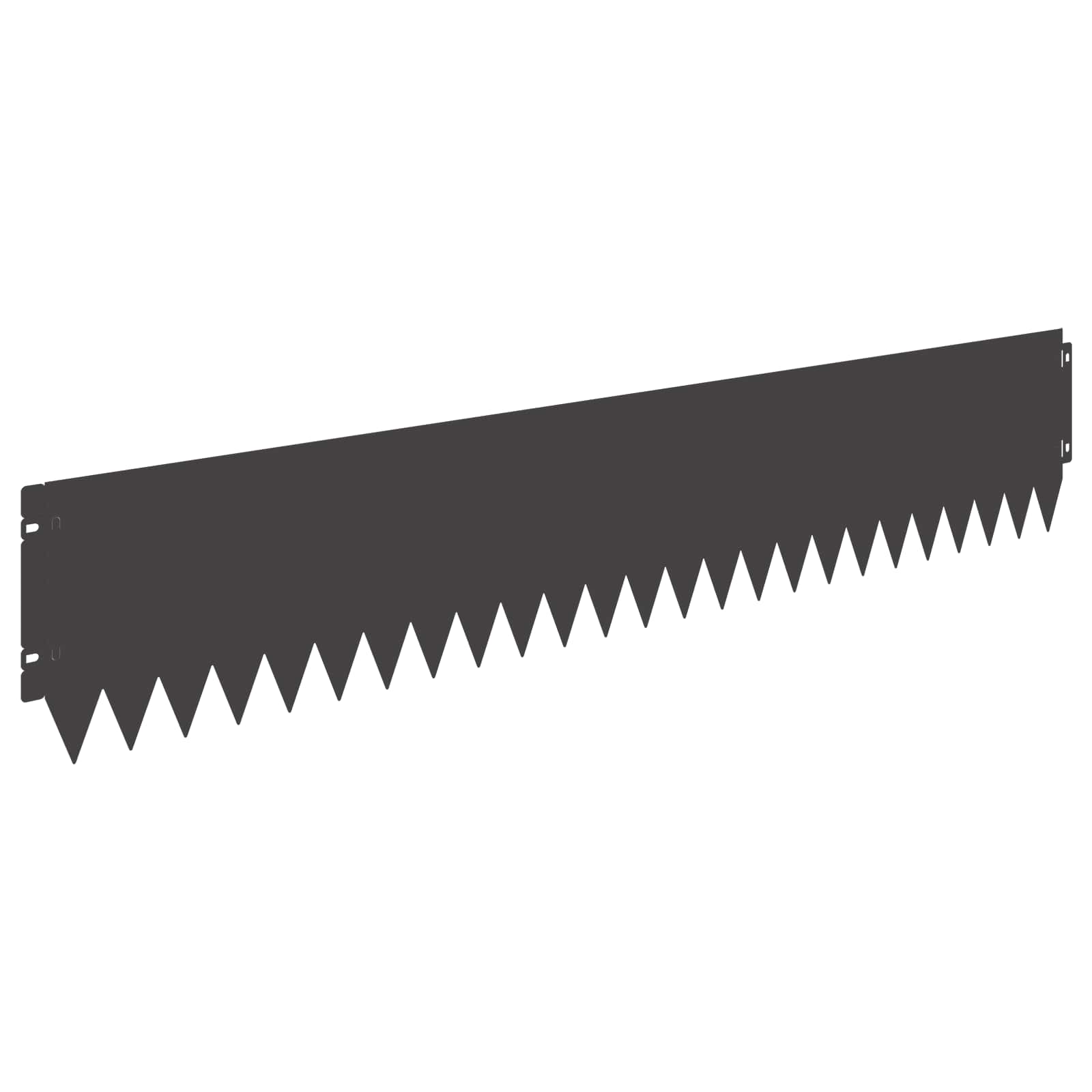 Vidaxl Lawn Edge With Top Fold 20 Pcs 103x20cm Steel Black