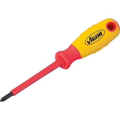 Vigor - vde Kreuzschlitz Schraubendreher ∙ V2063 ∙ Kreuzschlitz Profil ph ∙ sw PH1