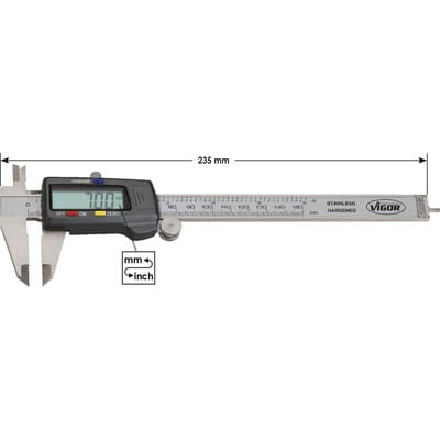 V1713 Digitaler Messschieber 150 mm - Vigor
