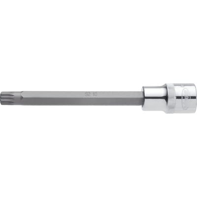 Innenvielzahn Schraubendreher-Einsatz ∙ xzn ∙ V2126 ∙ 1/2 Zoll (12,5 mm) Vierkant hohl ∙ Innen Vielzahn Profil xzn ∙ sw M9