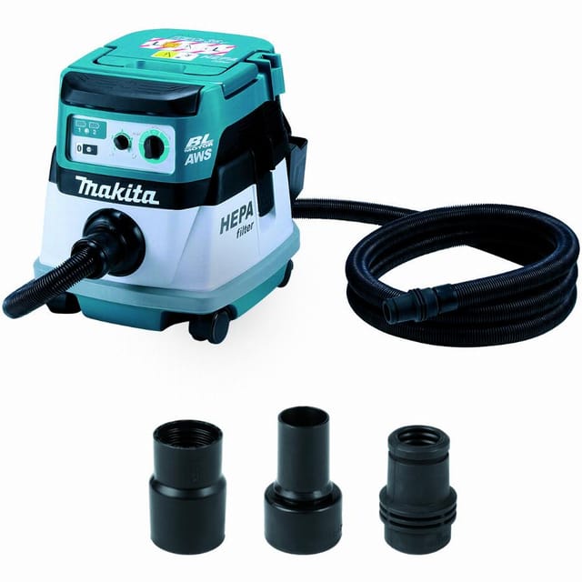Makita - Staubsauger 8L 18V (Solo) + aws DVC867LZX4