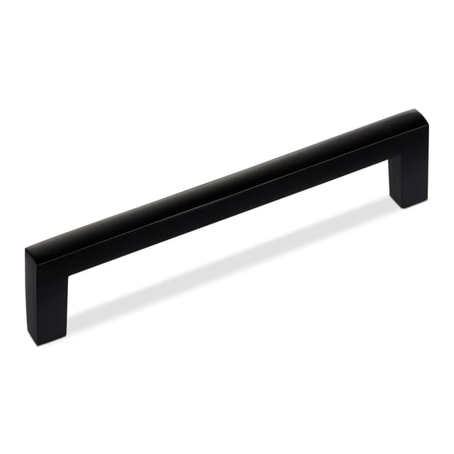 Möbelgriff Bügelgriff BLACKLINE I BA 128 mm schwarz matt inkl. Schrauben, 1 Stück