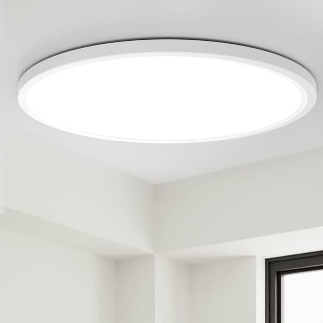38W LED-Deckenleuchte Badezimmerleuchte 1700LM Naturweiß 5000K Wasserdichte Deckenlampe IP54 Wohnzimmer Deckenleuchte Anwendbar für Badezimmer