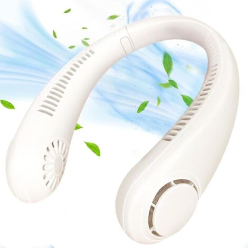 Fliti Tragbarer Nackenventilator Ohne Rotorblätter – Mini-usb-ventilator Mit Ladefunktion – Leise Mit 360°-luftstrom – 3 Geschwindigkeitsstufen – Ideal Für Reisen Und Büro