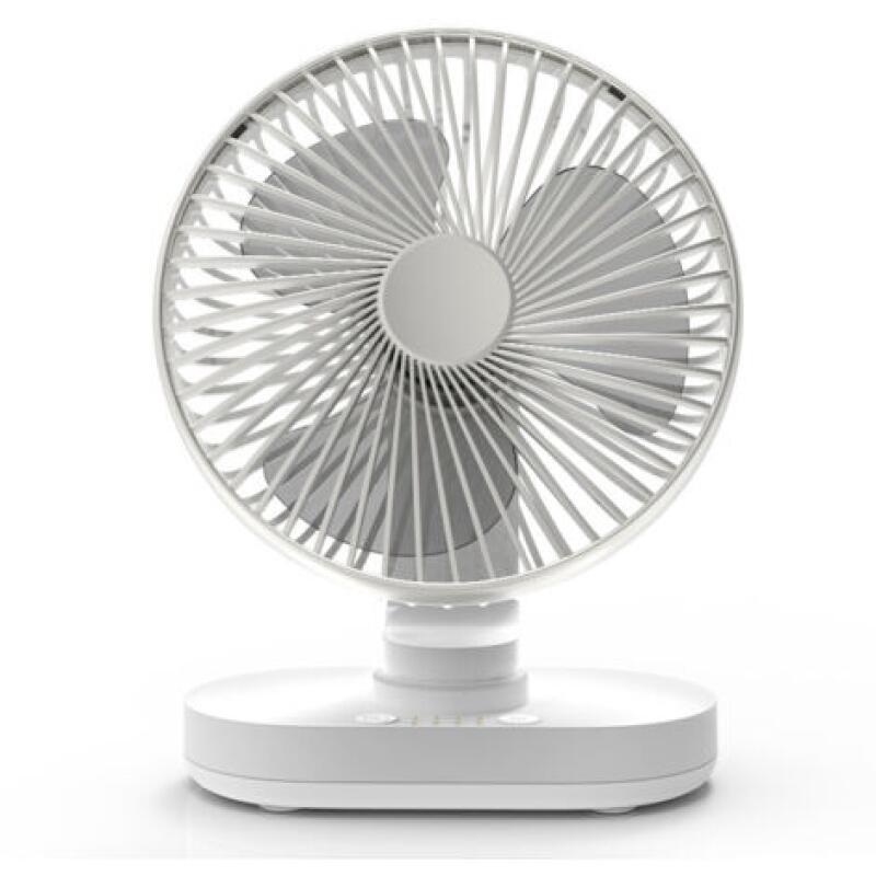 Fliti Automatischer Oszillierender Usb-tischventilator, Mini-tischventilator Mit 4 Geschwindigkeitsstufen, Leise