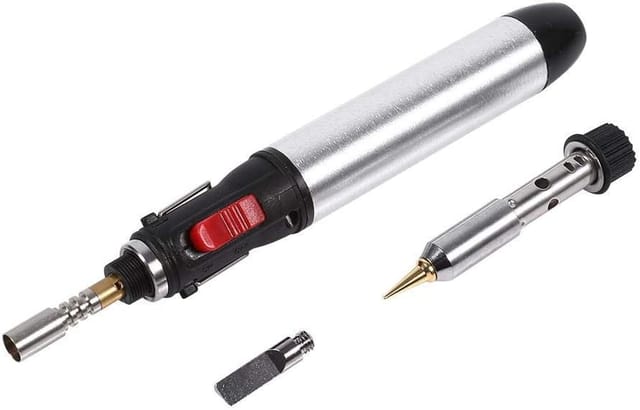 Gaslötset – 4-in-1 Butangas-akkulötset Mit Einstellbaren Temperaturbrennern Und Akku-lötkolben