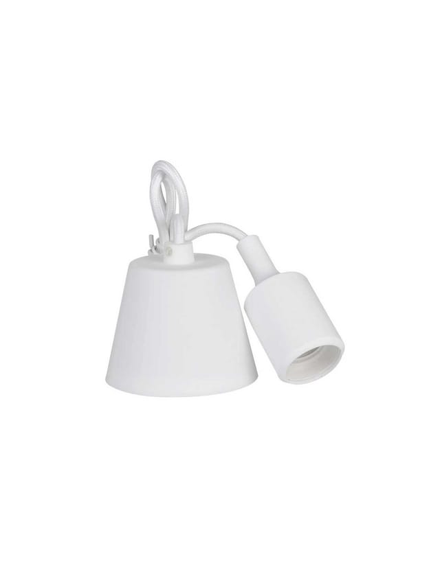 Silikonpendel, E27, 60W, weiß (984cm) EDM 32420