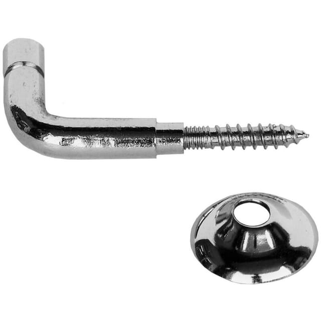 Raffhalter aus gedrehtem Nickel, 25 mm