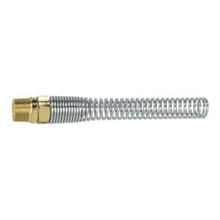 Starre Verschraubung, Knickschutzfeder, g 1/8, Schlauch-Ø 6x4, KSF1864ST - Riegler