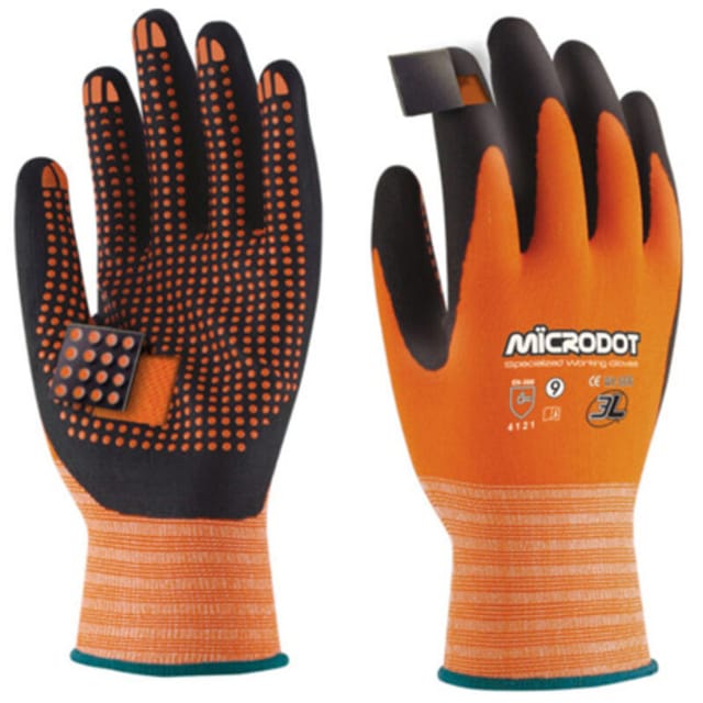 Microdot Nitrilhandschuh klein Größe 7 3L