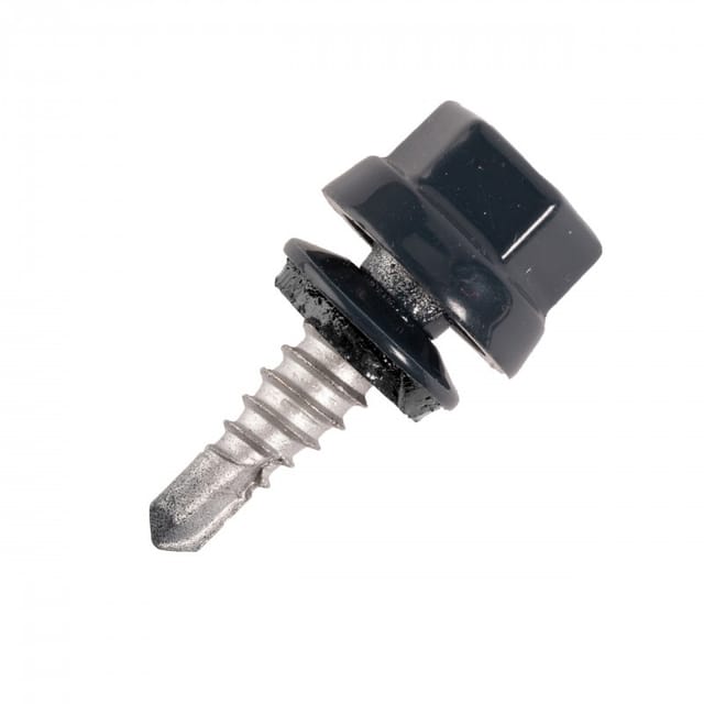 Trapezblechschraube SCELL-IT Couturage - Ø6.3 x 22 mm - TH12 - Anthrazit RAL7016 - Packung mit 100 Stück - ZTCR-63022-7016