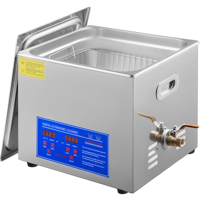 15l Ultraschallreinigungsgerät Mit Heizung 360w Ultraschallreiniger Aus Edelstahl Ultraschallbad Ultraschall Reinigungsgerät Für Brillen Schmuck Zahnprothesen Münzen Usw. - Vevor