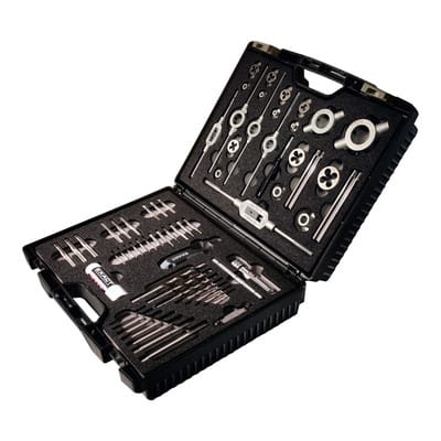 Exact - 70511 Gewindeschneidsatz 61teilig hss metrisch M3, M4, M5, M6, M8, M10, M12
