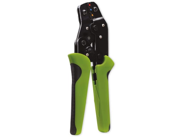 Quadrios - 22T013 22T013 Crimpzange Isolierte Kabelschuhe, Stoßverbinder 0.25 bis 2.5 mm²