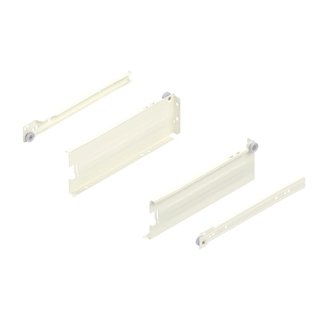 Metabox m Zarge 320 Schraubversion, Teilauszug, nl 270, cremeweiß - Blum