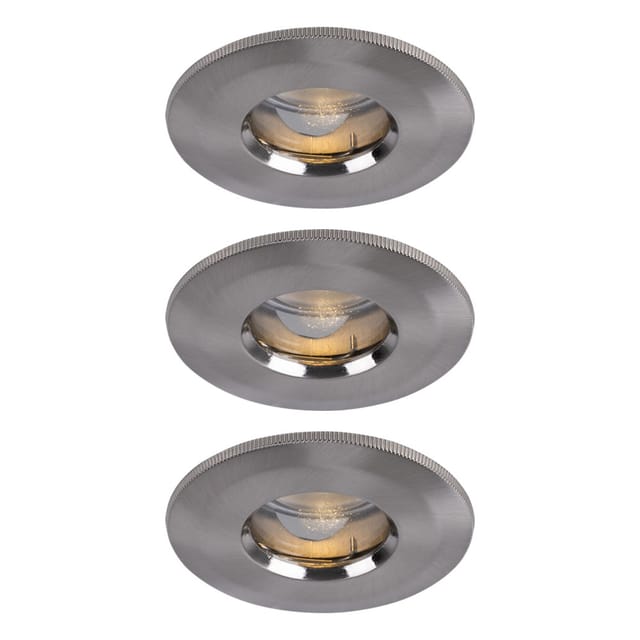 3er Set LED Einbau Strahler Außen Bereich Decken Spots Beleuchtung IP65 Bad Paulmann 994.61