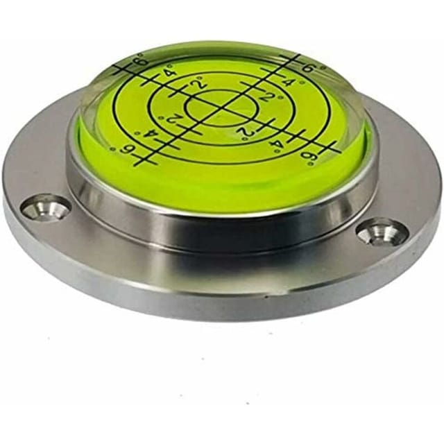 Magnetische Skala Aus Aluminiumlegierung Für Grüne Wasserbänder Mit Loch Aus Aluminiumlegierung - Runde (magnetische) Wasserwaage