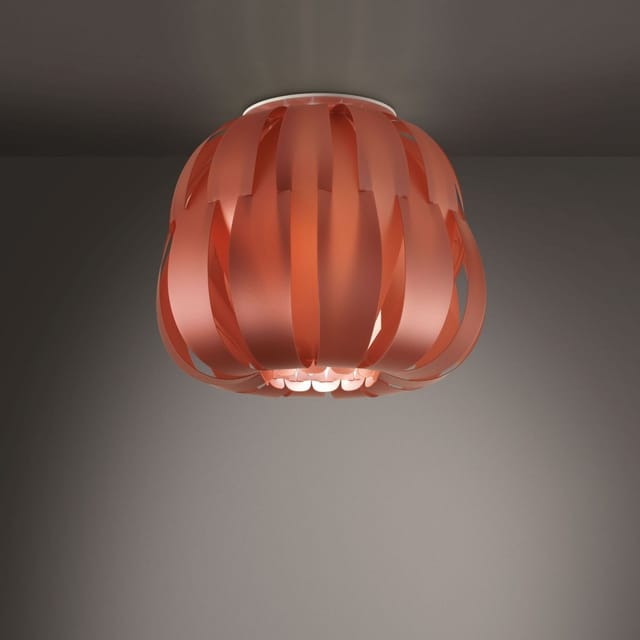 Linea Zero - Kupfer-Deckenleuchte Cm. 29 x 23h