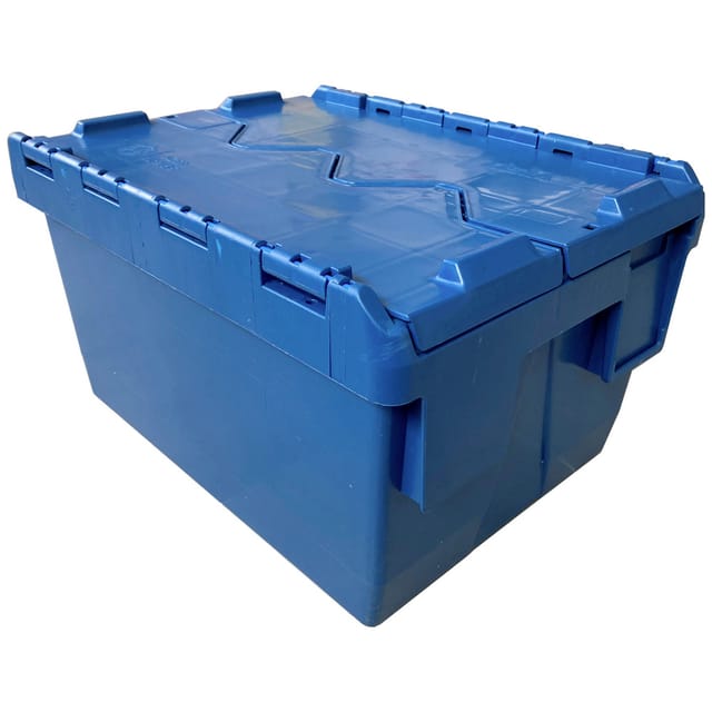 DSW4321 Klappdeckelbox (b x h x t) 400 x 200 x 300 mm Blau 1 St. - Viso