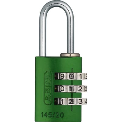 Zahlenschloss 145/20 grün Lock-Tag - 46608 - Abus