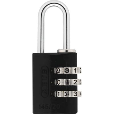 Zahlenschloss 145/20 schwarz Lock-Tag - 34611 - Abus