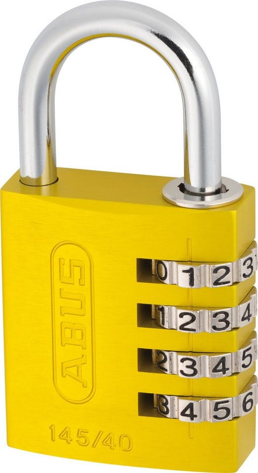 Zahlenschloss 145/40 gelb Lock-Tag - 48809 - Abus