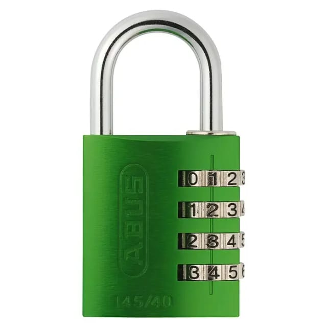 Zahlenschloss 145/40 grün Lock-Tag - 48810 - Abus