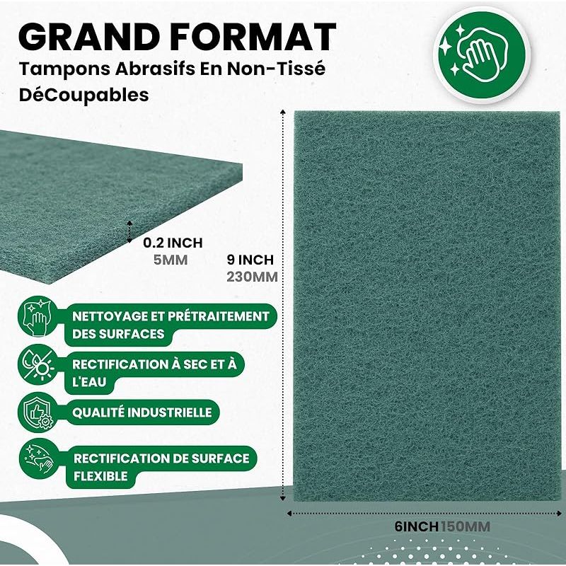10 Stück Schleifschwämme 150x230mm Schleifpapier, Körnungen 400/600/800/1000/2500 Zum Schleifen Und Polieren Von Holz, Metall Und Edelstahl