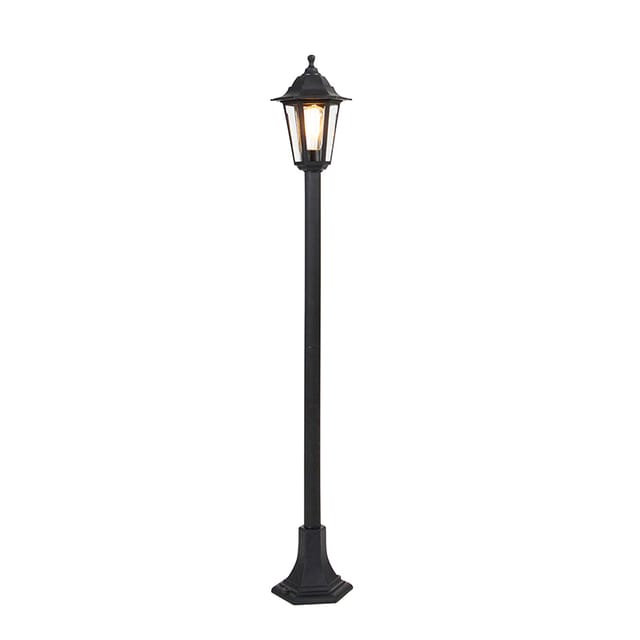 Qazqa - Smarte Laterne schwarz 122 cm inkl. Wifi ST64 - New Haven