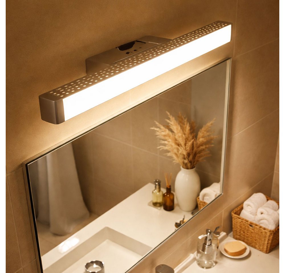 Wandleuchte Wandlampe modern led Wandlampe mit Touchdimmer silber, Metall, 1x led 8,6W 600Lm 3000K, LxBxH 42x4x9 cm Wofi 4402.01.01.7000 Bild 3