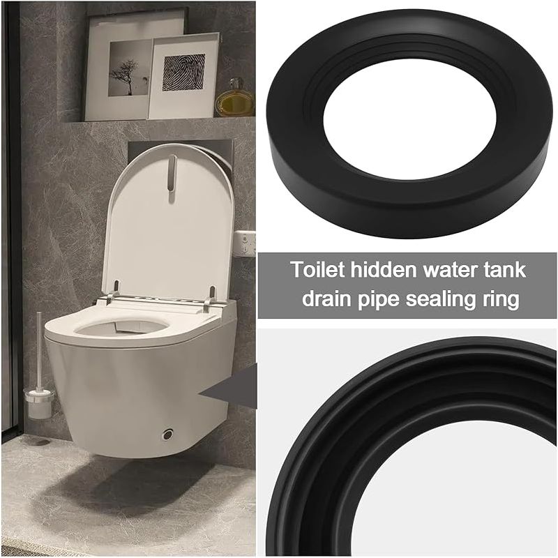 Gummidichtung Für Wandmontierte Wc-armaturen Mit 135 Mm Durchmesser Und Einem Innendurchmesser Von 83,5 Mm Zur Abdichtung Gerader Rohre Mit Einem Durchmesser Von 80 Bis 110 Mm.