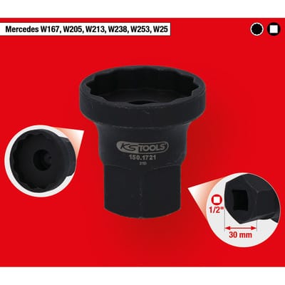 Spezial Traggelenkstecknuss für Mercedes, 30mm